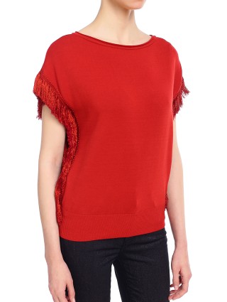 Оранжевая футболка MAX&CO: фото 3 - Invogue